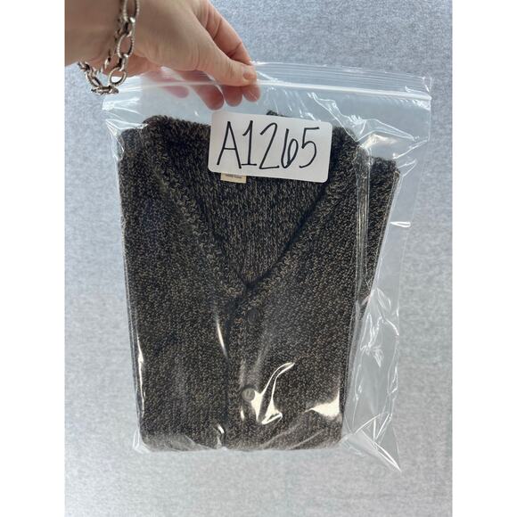 VTG J Crew Men's sz S 100% Wool Button Down Vest Comfort Classic Old Money 90s - Picture 8 of 8